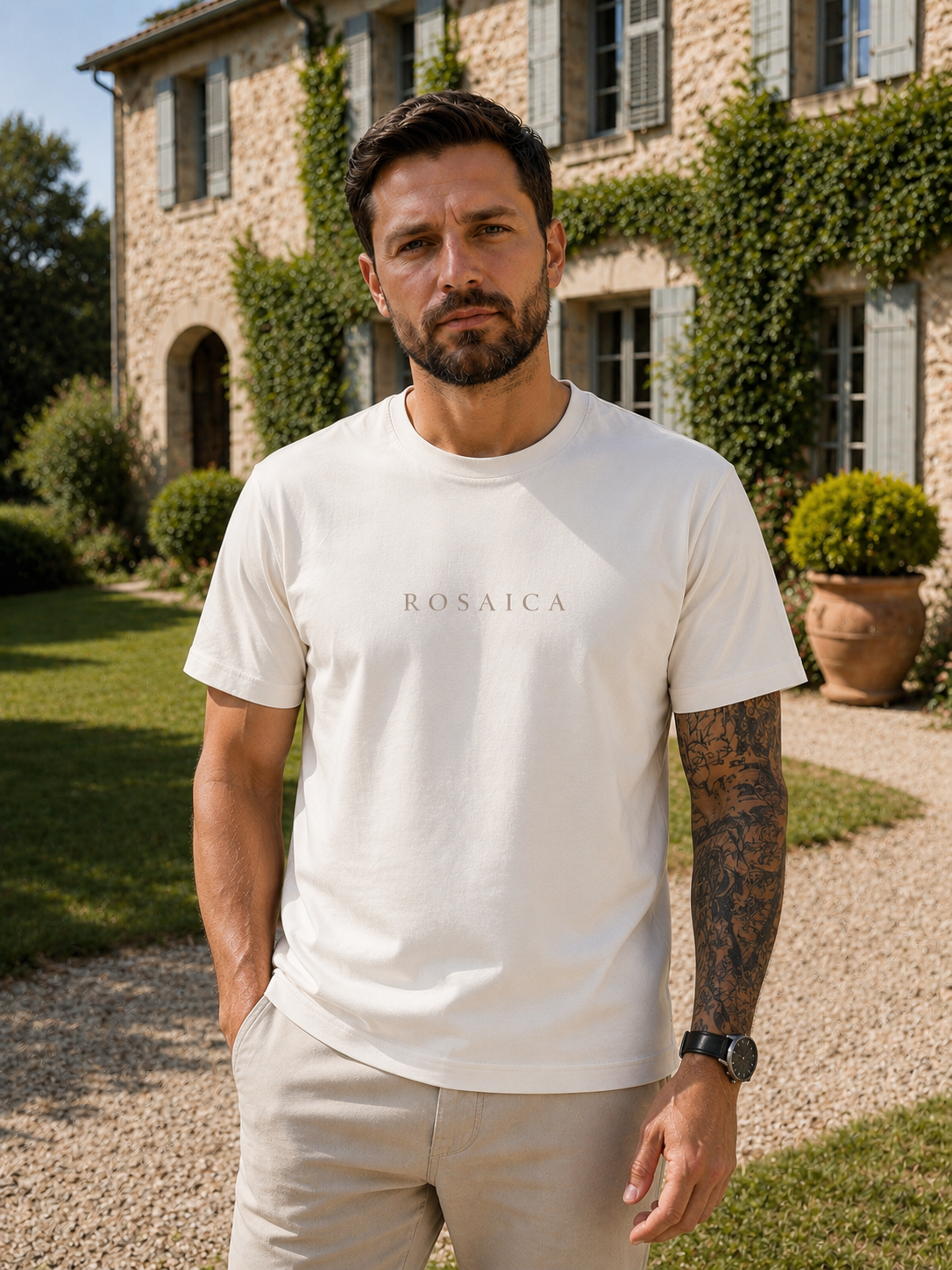 T-shirt ROSAICA - Off White
