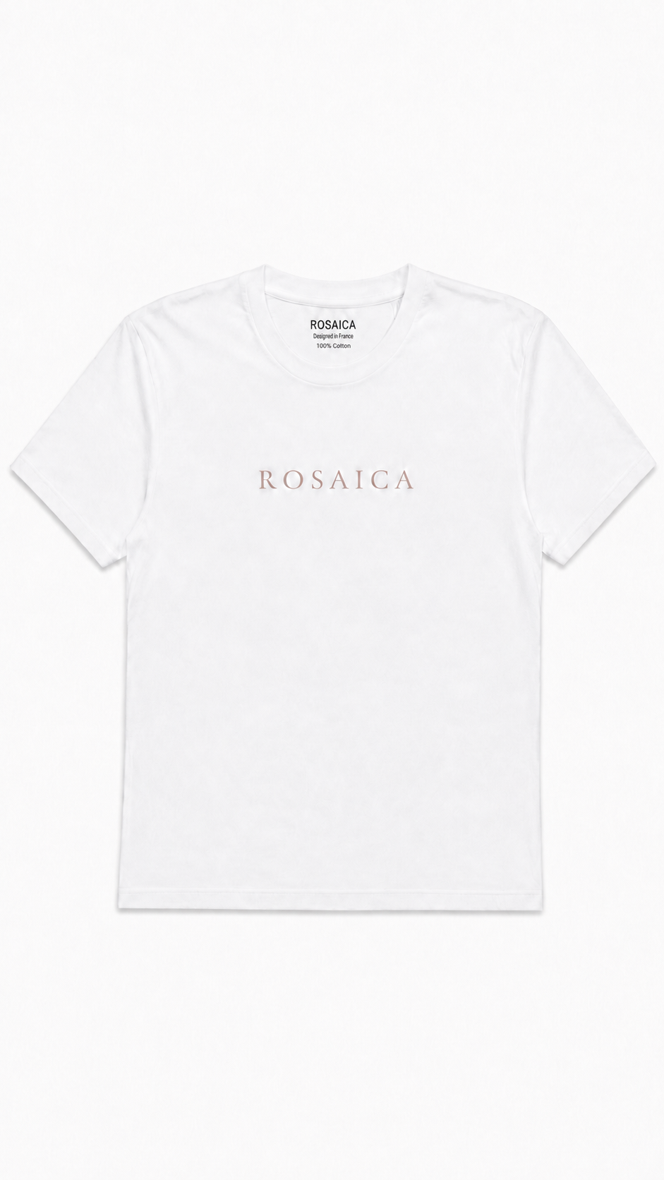 T-shirt ROSAICA - Off White 180 GSM