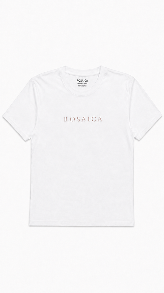T-shirt ROSAICA - Off White 180 GSM
