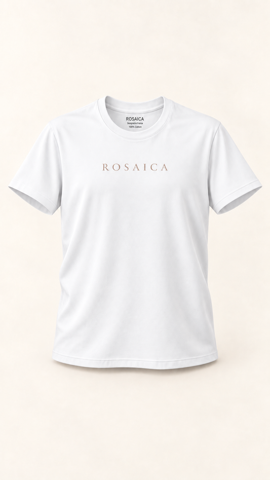 T-shirt ROSAICA - Off White 180 GSM